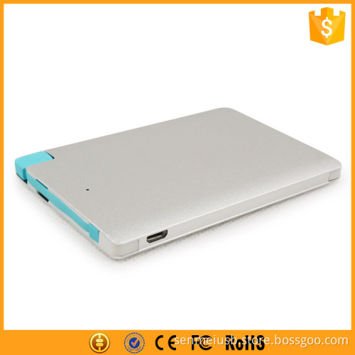 Christmas Gifts Custom Power Bank Manufactuer Powerbank 2500 mAh